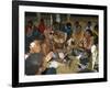 Villagers Singing at Cava Evening, Waya Island, Yasawa Group, Fiji, South Pacific Islands, Pacific-Julia Bayne-Framed Photographic Print