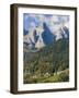 Villages Sarasin and Pongan in the Veneto under the peaks of Pale di San Martino, Dolomites, Italy-Martin Zwick-Framed Photographic Print