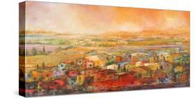 Villaggio delle colline-Tebo Marzari-Stretched Canvas