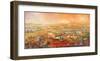 Villaggio delle Colline-Tebo Marzari-Framed Art Print