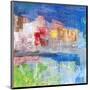 Villaggio sul lago-Italo Corrado-Mounted Art Print