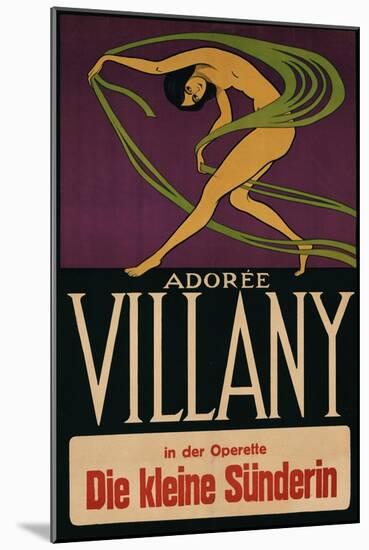 Villany circa 1920-null-Mounted Giclee Print