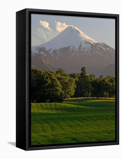 Villarrica Volcano, Villarrica National Park, Chile-Scott T. Smith-Framed Stretched Canvas