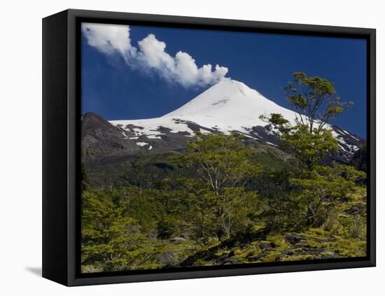 Villarrica Volcano, Villarrica National Park, Chile-Scott T. Smith-Framed Stretched Canvas