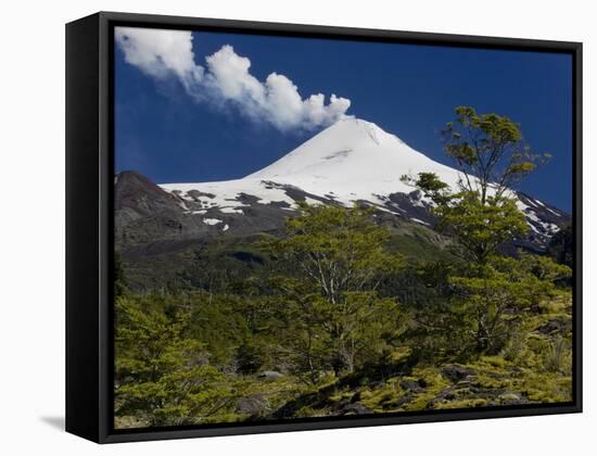 Villarrica Volcano, Villarrica National Park, Chile-Scott T. Smith-Framed Stretched Canvas