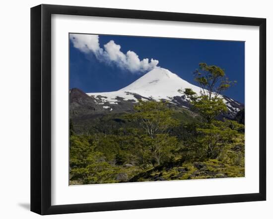 Villarrica Volcano, Villarrica National Park, Chile-Scott T. Smith-Framed Premium Photographic Print