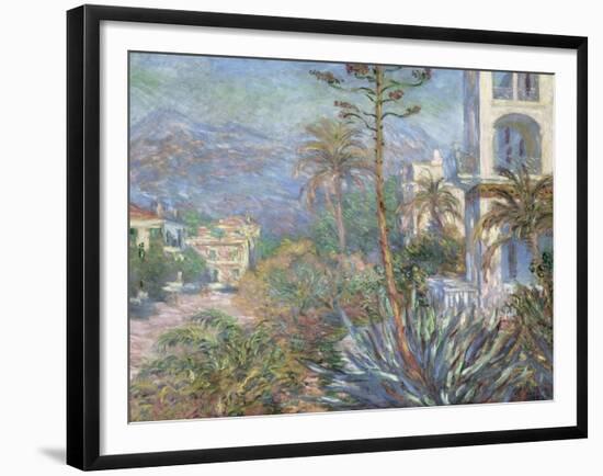 Villas, 1884-Claude Monet-Framed Giclee Print