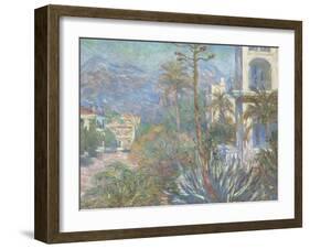 Villas at Bordighera, 1884-Claude Monet-Framed Giclee Print