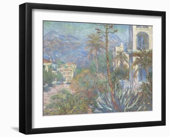 Villas at Bordighera, 1884-Claude Monet-Framed Giclee Print