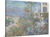 Villas at Bordighera, 1884-Claude Monet-Stretched Canvas