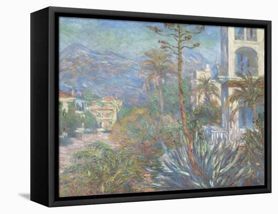 Villas at Bordighera, 1884-Claude Monet-Framed Stretched Canvas
