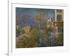 Villas at Bordighera, Italy Canvas, on loan from GAN.-Claude Monet-Framed Giclee Print