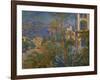 Villas at Bordighera, Italy Canvas, on loan from GAN.-Claude Monet-Framed Giclee Print