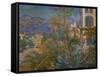 Villas at Bordighera, Italy Canvas, on loan from GAN.-Claude Monet-Framed Stretched Canvas