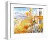 Villas at Bordighera-Claude Monet-Framed Giclee Print