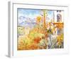 Villas at Bordighera-Claude Monet-Framed Giclee Print