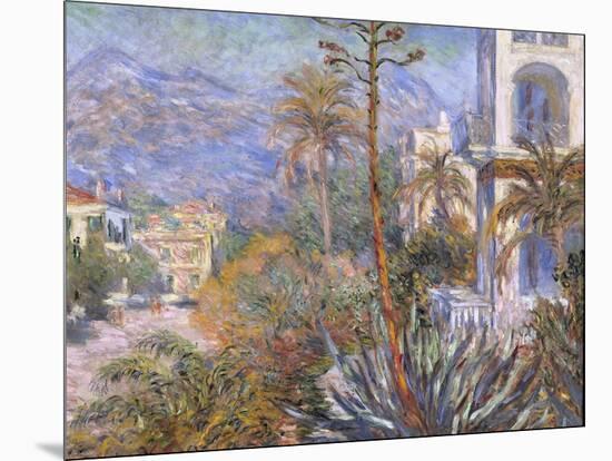 Villas at Bordighera-Claude Monet-Mounted Art Print