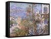 Villas at Bordighera-Claude Monet-Framed Stretched Canvas