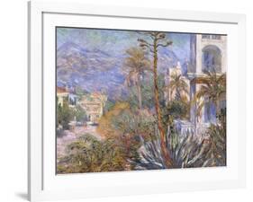 Villas at Bordighera-Claude Monet-Framed Art Print