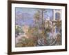 Villas at Bordighera-Claude Monet-Framed Art Print