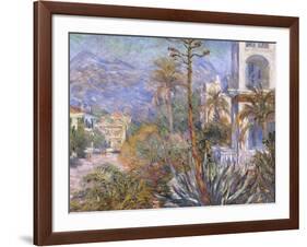 Villas at Bordighera-Claude Monet-Framed Art Print