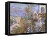 Villas at Bordighera-Claude Monet-Framed Stretched Canvas