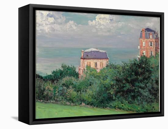 Villas at Villers-Sur-Mer-Gustave Caillebotte-Framed Stretched Canvas