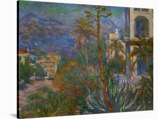 Villas in Bordighera, Italy-Claude Monet-Stretched Canvas