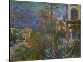 Villas in Bordighera, Italy-Claude Monet-Stretched Canvas