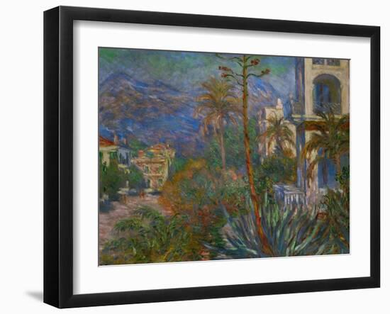 Villas in Bordighera, Italy-Claude Monet-Framed Giclee Print