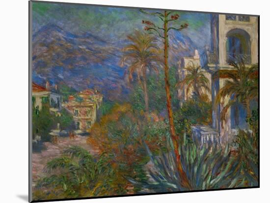 Villas in Bordighera, Italy-Claude Monet-Mounted Giclee Print