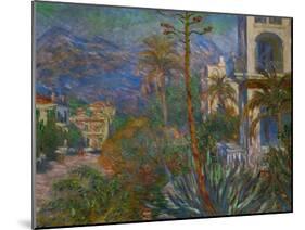 Villas in Bordighera, Italy-Claude Monet-Mounted Giclee Print