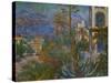 Villas in Bordighera, Italy-Claude Monet-Stretched Canvas