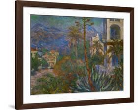 Villas in Bordighera, Italy-Claude Monet-Framed Giclee Print