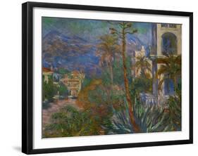 Villas in Bordighera, Italy-Claude Monet-Framed Giclee Print