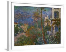 Villas in Bordighera, Italy-Claude Monet-Framed Giclee Print