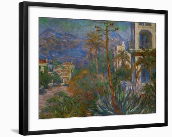 Villas in Bordighera, Italy-Claude Monet-Framed Giclee Print