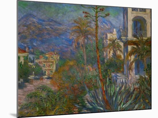 Villas in Bordighera, Italy-Claude Monet-Mounted Giclee Print