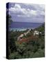 Villas on the Hillside, Saint Croix, Caribbean-Greg Johnston-Stretched Canvas