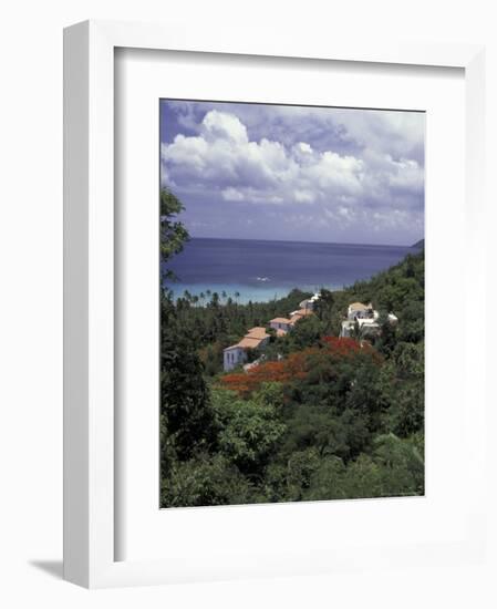 Villas on the Hillside, Saint Croix, Caribbean-Greg Johnston-Framed Photographic Print