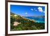 Villas with a View, St John, US Virgin Islands-George Oze-Framed Photographic Print