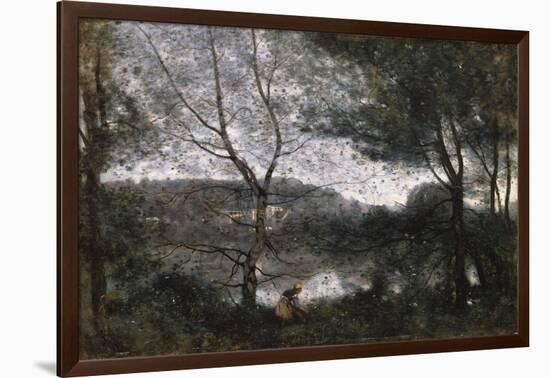 Ville d'Avray, 1870-Jean-Baptiste-Camille Corot-Framed Giclee Print