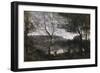 Ville d'Avray, 1870-Jean-Baptiste-Camille Corot-Framed Giclee Print