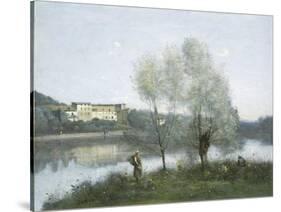 Ville D'Avray, c.1865-Jean-Baptiste-Camille Corot-Stretched Canvas