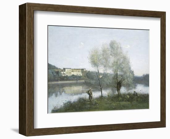 Ville D'Avray, c.1865-Jean-Baptiste-Camille Corot-Framed Giclee Print