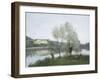 Ville D'Avray, c.1865-Jean-Baptiste-Camille Corot-Framed Giclee Print