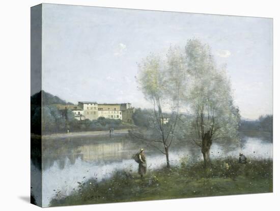 Ville D'Avray, c.1865-Jean-Baptiste-Camille Corot-Stretched Canvas