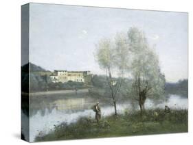 Ville D'Avray, c.1865-Jean-Baptiste-Camille Corot-Stretched Canvas