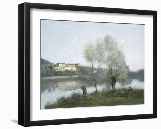 Ville D'Avray, c.1865-Jean-Baptiste-Camille Corot-Framed Premium Giclee Print