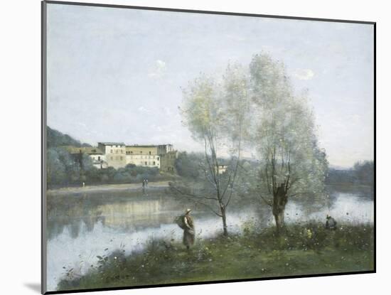 Ville D'Avray, c.1865-Jean-Baptiste-Camille Corot-Mounted Premium Giclee Print